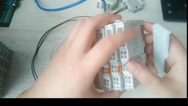 Пример сборки и подключения модульных ПЛК GCAN-PLC