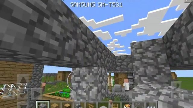Как построить в Minecraft PE дом жителя-коваля.