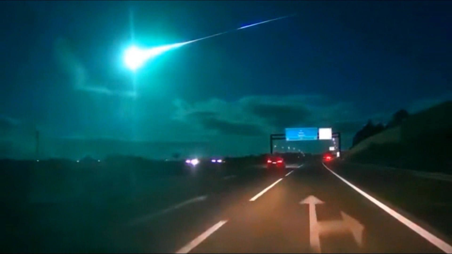 Метеорит над Португалией 19.05.2024