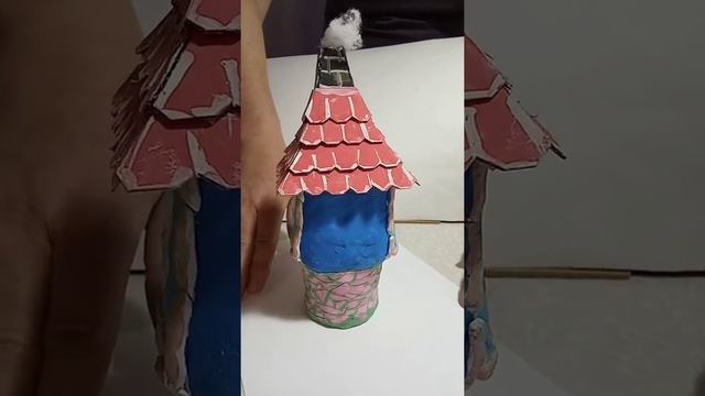 shorts. Домик  поделка своими руками. House  DIY.房子DIYHaus Handwerk mit eigenen Händen.