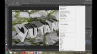 การสร้างตัวอักษร3Dด้วย Photoshop cs6