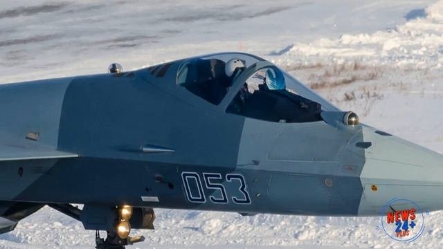 Первый серийный самолет Су 57 доставленный в Южный военный округ
