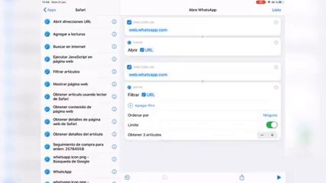 Tener WHATSAPP en iPad GRATIS 2020 - App Atajos