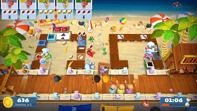 Overcooked 2 - Nos vamos a la playa - DLC Surf 'n' Turf