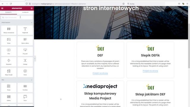[cz. 3] Jak stworzyć katalog stron w wordpress? [JetEngine] [Elementor] - Filtrowanie