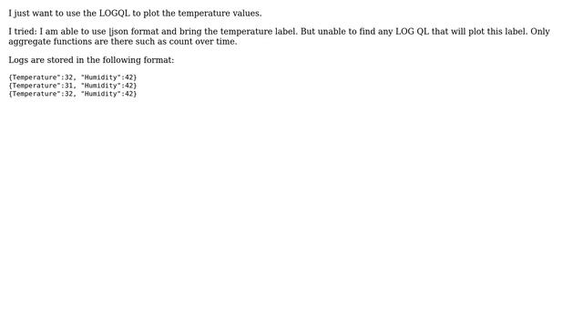 How to draw a graph in grafana for json logs from Loki?