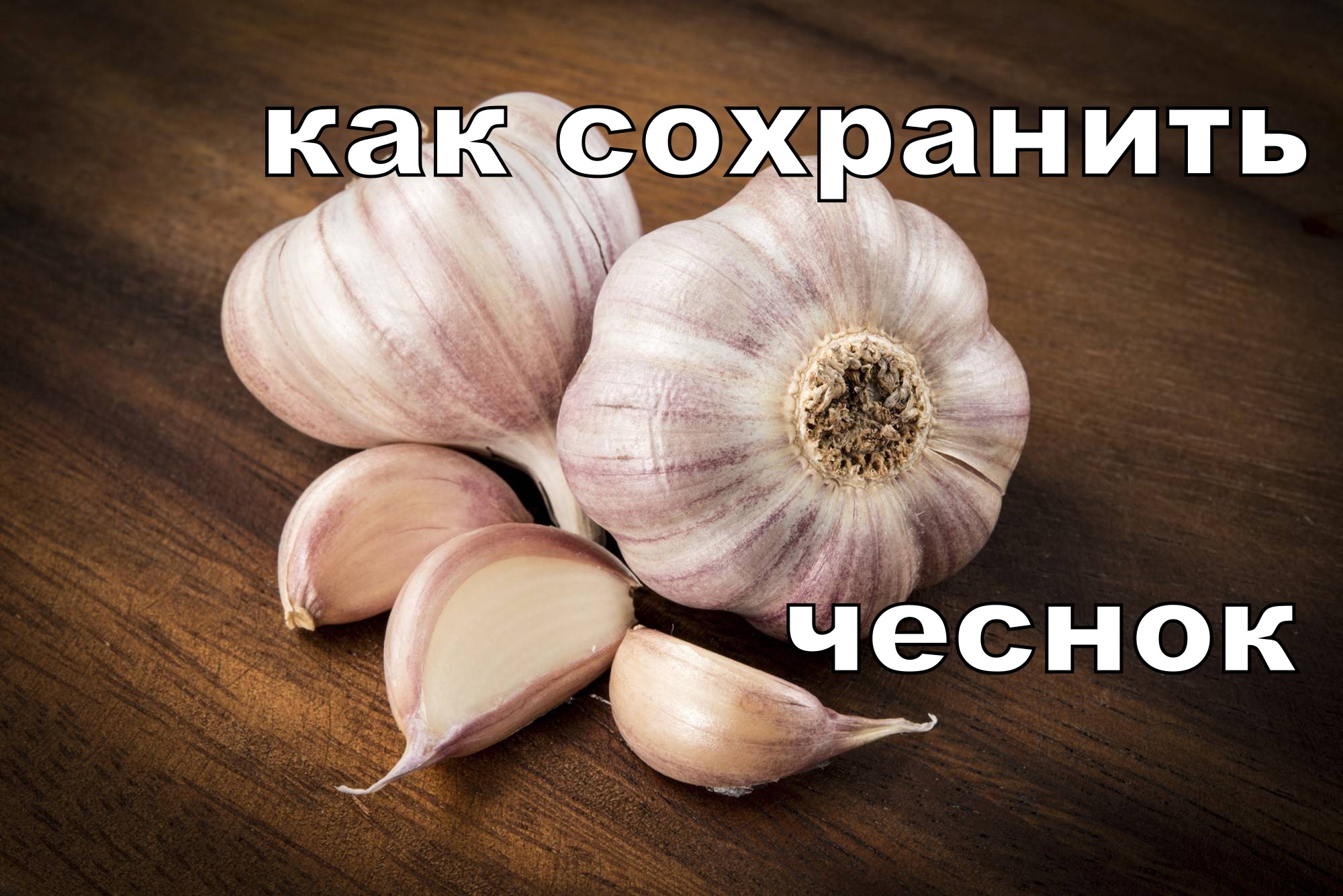 Как сохранить чеснок до весны