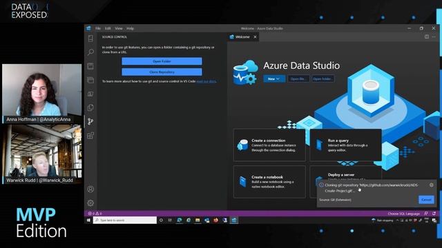 Connecting the Dots in Azure Data Studio with Database Projects and Source Control | Data Exposed