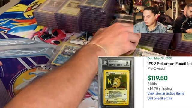 VID 1 OF 1,000+ BECKETT SLABS RETURN OPENING! 196 BGS GRADED POKEMON CARDS! COLLECTING & INVESTING