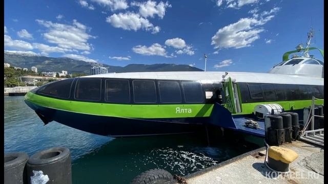 Новая Комета 120 на подводных крыльях свяжет Сочи и Севастополь
