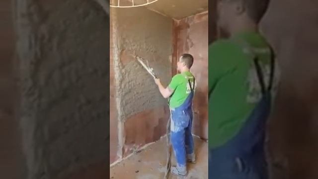 Механизированная Штукатурка !!! Станция Ритм в деле!!!