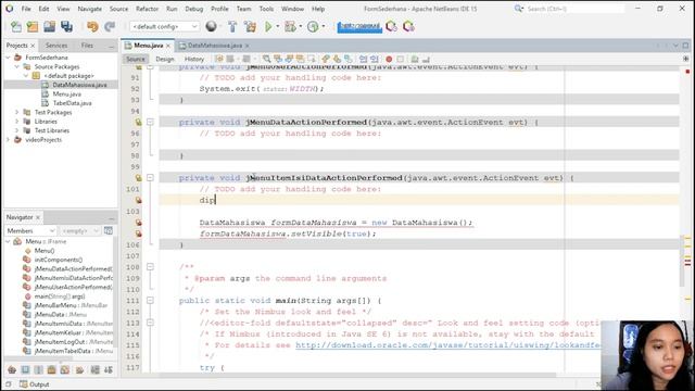 Tutorial Membuat Menu dan Menampilkan Form pada JAVA GUI | Belajar Bahasa Java