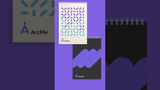 Геометрично, символично и, как всегда, стильно — логотип и айдентика для ArcMe от агентства mad7.ru