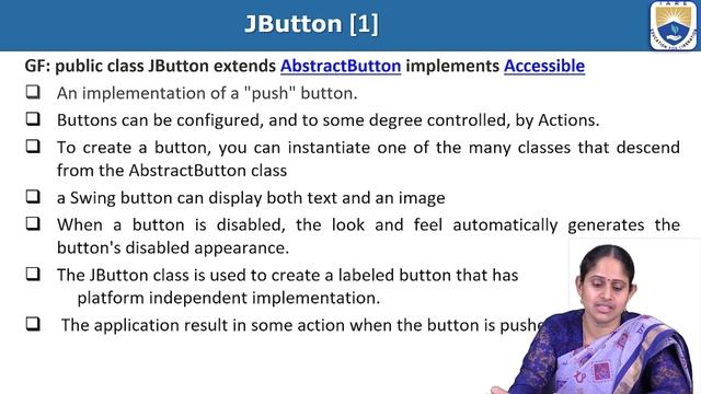 Hierarchy for swing Components , Containers, Jframe, JApplet, JDialog by Ms. Anusha R