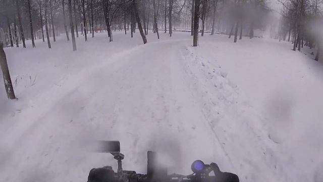 ЭЛЕКТРОСАМОКАТ ЗИМОЙ. КАТАЕМ ПО СУГРОБАМ. ДОРАБОТКИ. ТЕСТЫ.