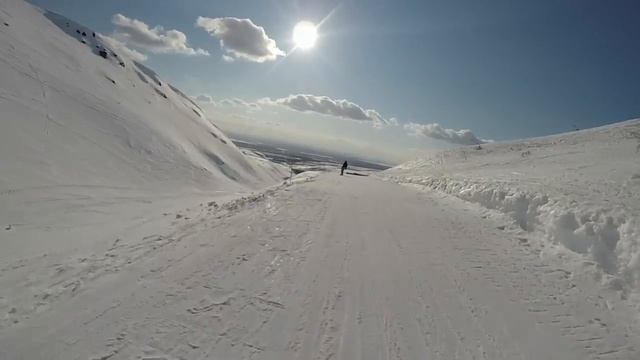 Хибины Апрель 2016. Khibiny April 2016. Айкуайвенчорр, Большой вудъявр.