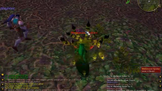 World of Warcraft - 2004 beta Druid gameplay