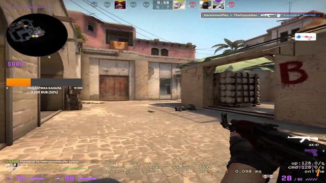 CS GO FACEIT(с женой❤️) с 1 до 10 lvl
