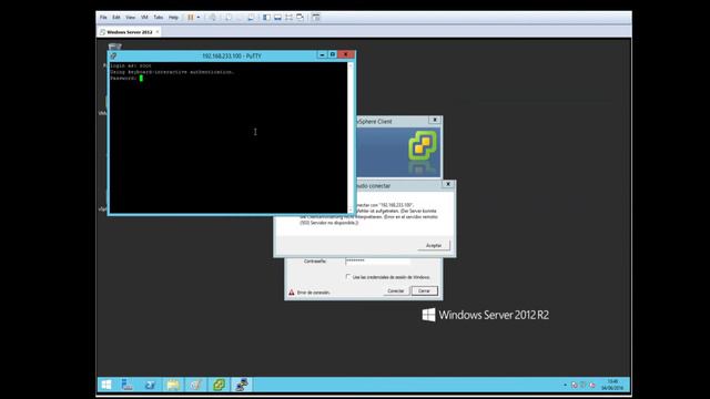 Solucion al error vphere client could not connect to “x.x.x.x” an unknown connection error ocurred