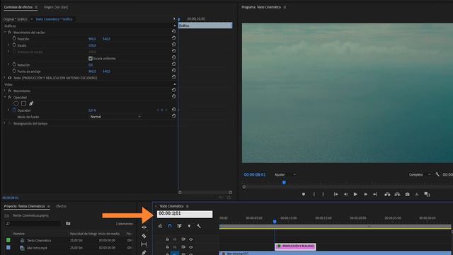 Crear TÍTULOS CINEMÁTICOS en Adobe Premiere CC 2020