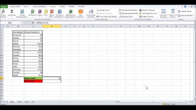 Guia Office 2010 - Como comparar valores no Excel 2010