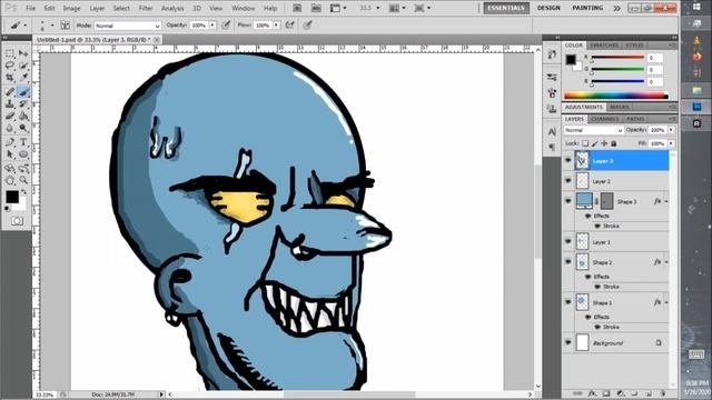 Photoshop Time : Mr. Virus
