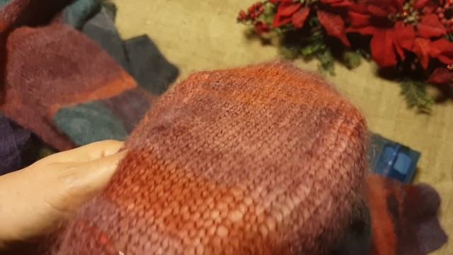 Тоненький свитерок из мохера Lana Grossa Silkhair Print/ вязание спицами