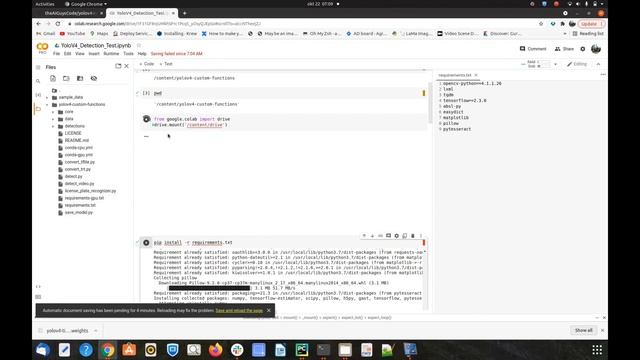 3. Object Detection using Yolo V4 and Google Collab.