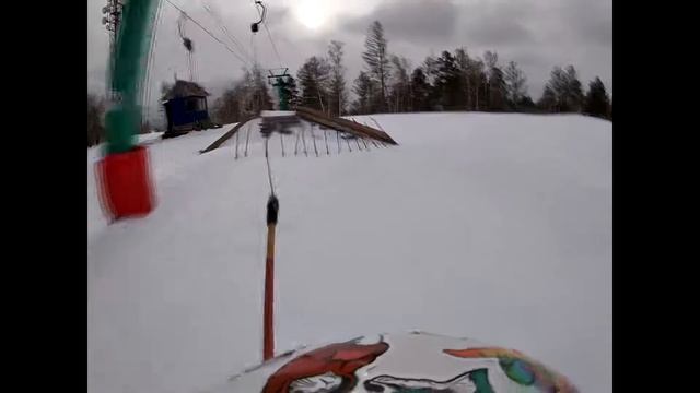 В Олхе на сноуборде