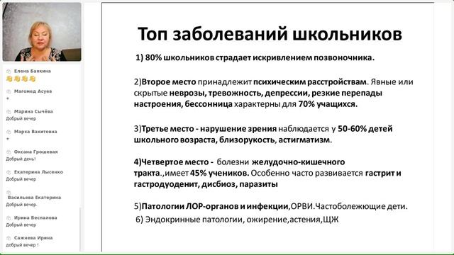 Второй день марафона Здоровый Ребенок