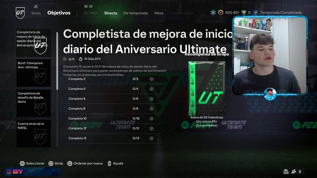 ¡Consigue GRATIS 30 SOBRES ULTIMATE BIRTHDAY en EA FC 24 con SBC MEJORA DIARIA!