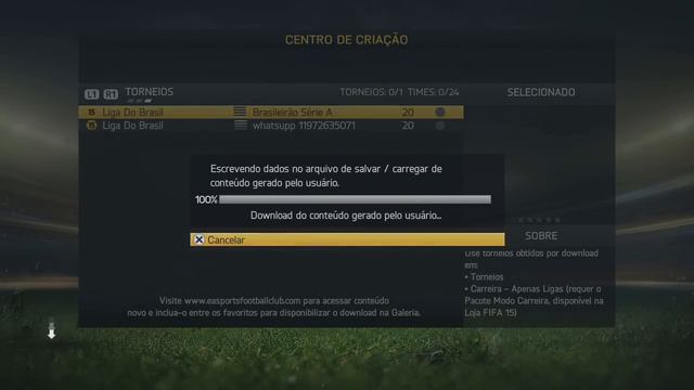COMO COLOCAR TIMES BRASILEIROS NO FIFA 15 (Liga 100% Atualizada) [PS3/XBOX 360]