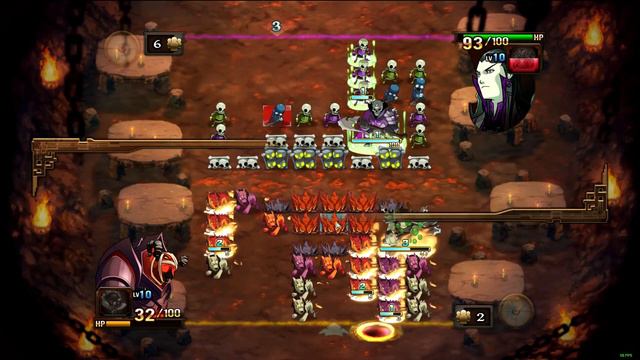 M&M Clash Of Heroes - Inferno Azexes VS Necro Markal