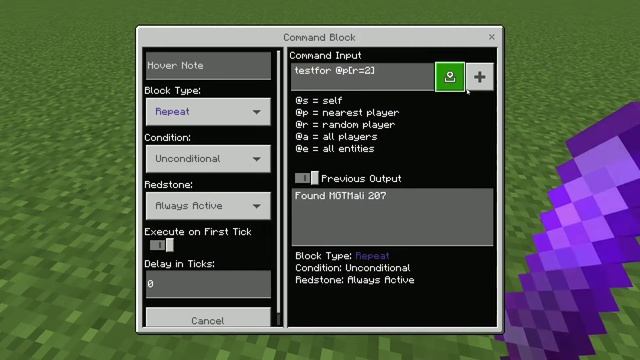 How to use /testfor and /testforblock in Minecraft Bedrock |