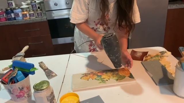COMO HACER DECOUPAGE EN VELA