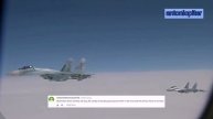 Перехват Су-27 истребителя НАТО F-15.mp4