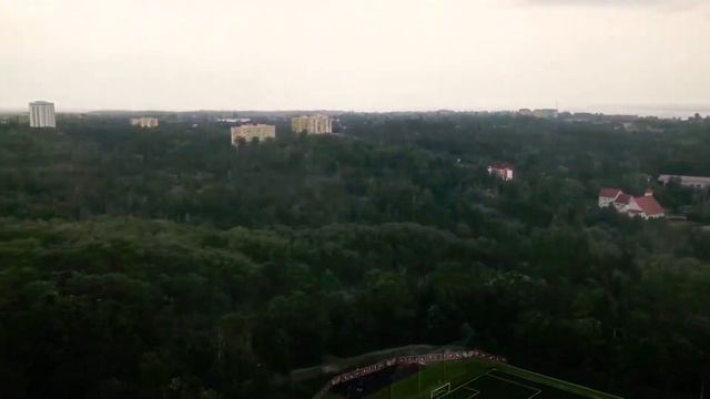 Начало грозы на 25 этаже Вышгород-Ярославичи 2