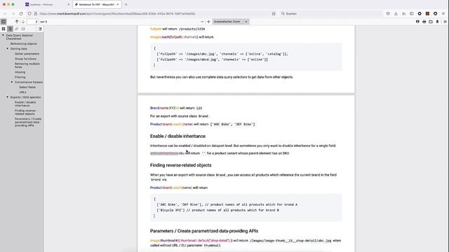 Pimcore Data Director: Data Query Selectors