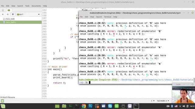 3_How to initialize CHESS BOARD position from FEN str