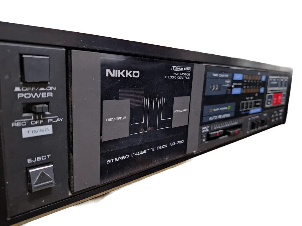 Стереокассетная дека Nikon D750-Япония-1984-год