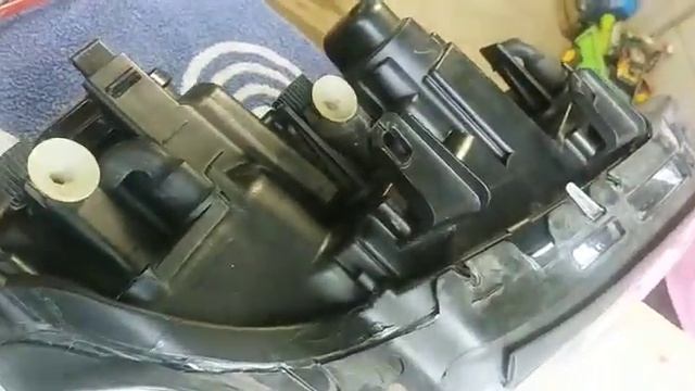 Regeneracja Lamp BMW E65 końcowy efekt