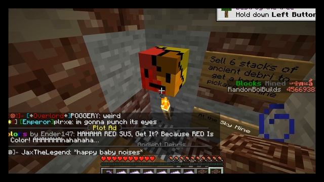 I have Minecraft Java Edition and I have my own plot on Diamond Fire