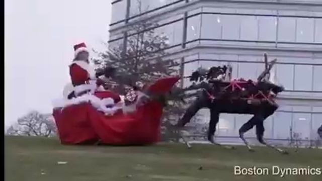 Санта в бостон дайнемикс