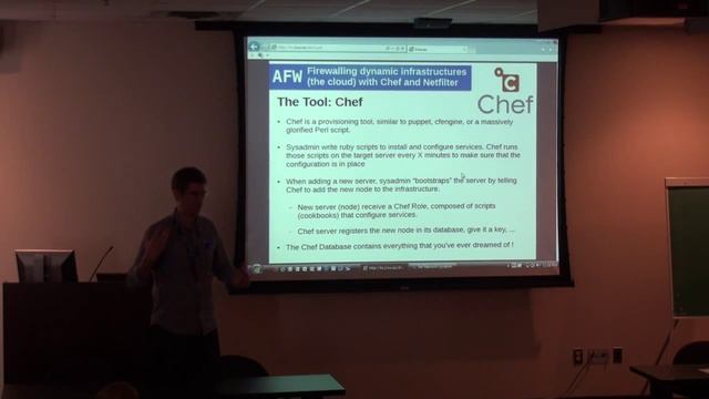 Firewalling dynamic infrastructures (the cloud) with Chef and Netfilter