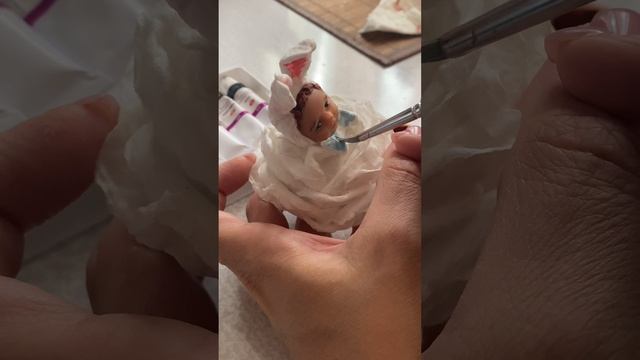 Ватная игрушка Зайка в капусте