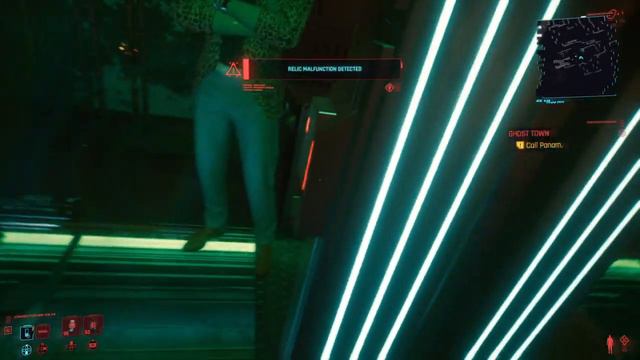 V sees a T-posing guy and gets violently ill (Cyberpunk 2077, PS4)
