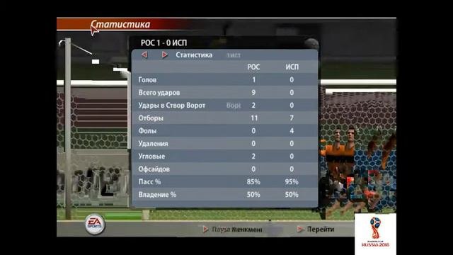 Fifa 2005 Россия Испания