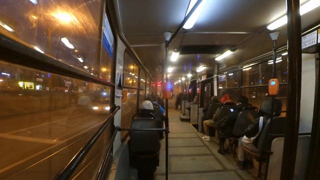 Трамвай "3315 по 38 и МТрЗ 5405 в качестве учебного" в СПб 13-***: ЛМ-99К 3315 по №38 (30.10.23)