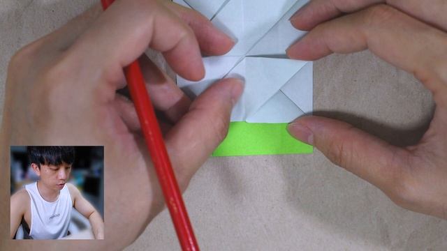 Kusudama Origami Tutorial: Checkered Edge Module