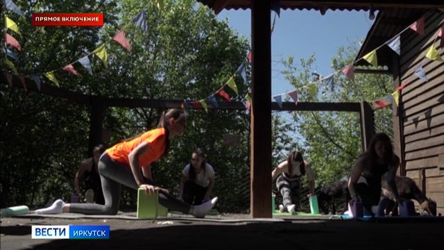 Прямое включение: в Иркутском зоосаде начали проводить занятия по йоге с козлятами